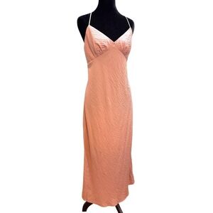 Madewell‎ Layton Midi Slip Dress in Dusty Rose Size 4 NWT